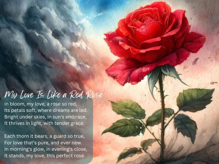 My Love Is Like a Red Rose Poem