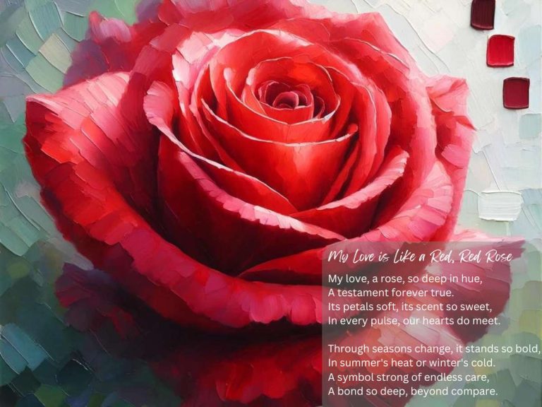 My Love is Like a Red Red Rose poem