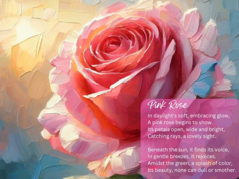 Pink Rose Poem