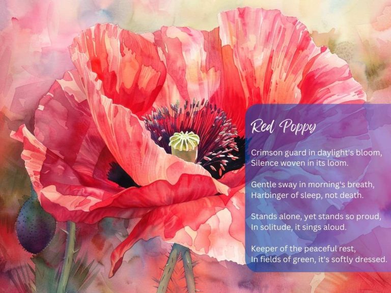 Red Poppy Poem