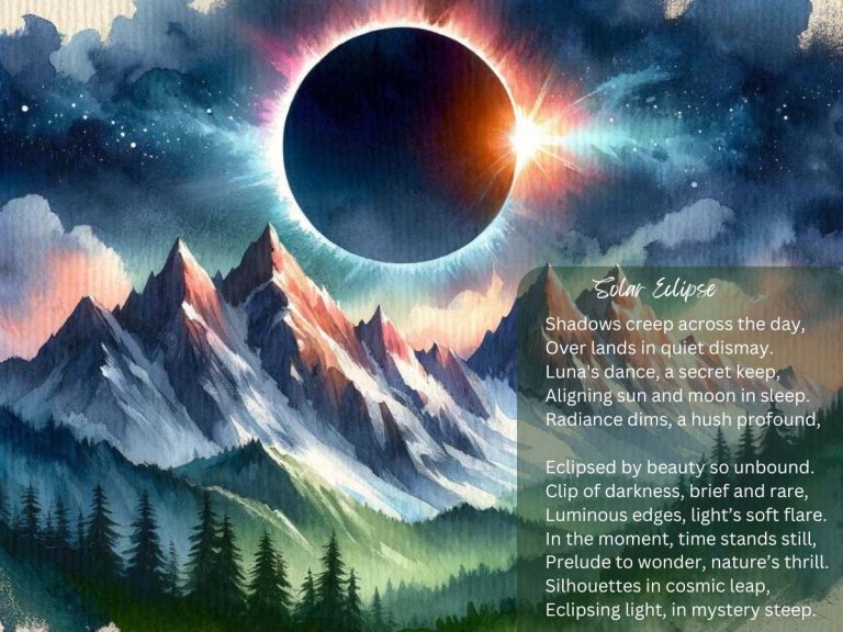 Solar Eclipse Acrostic Poems