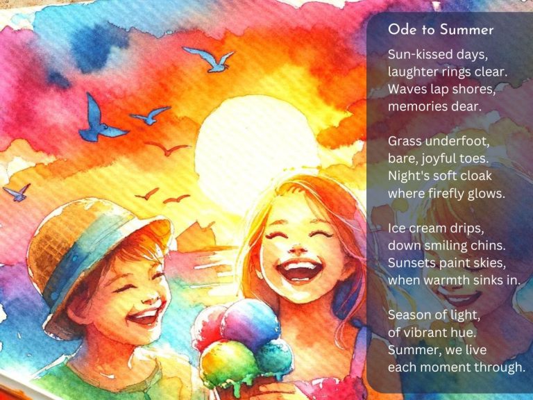 Beautiful Ode to Summer poem