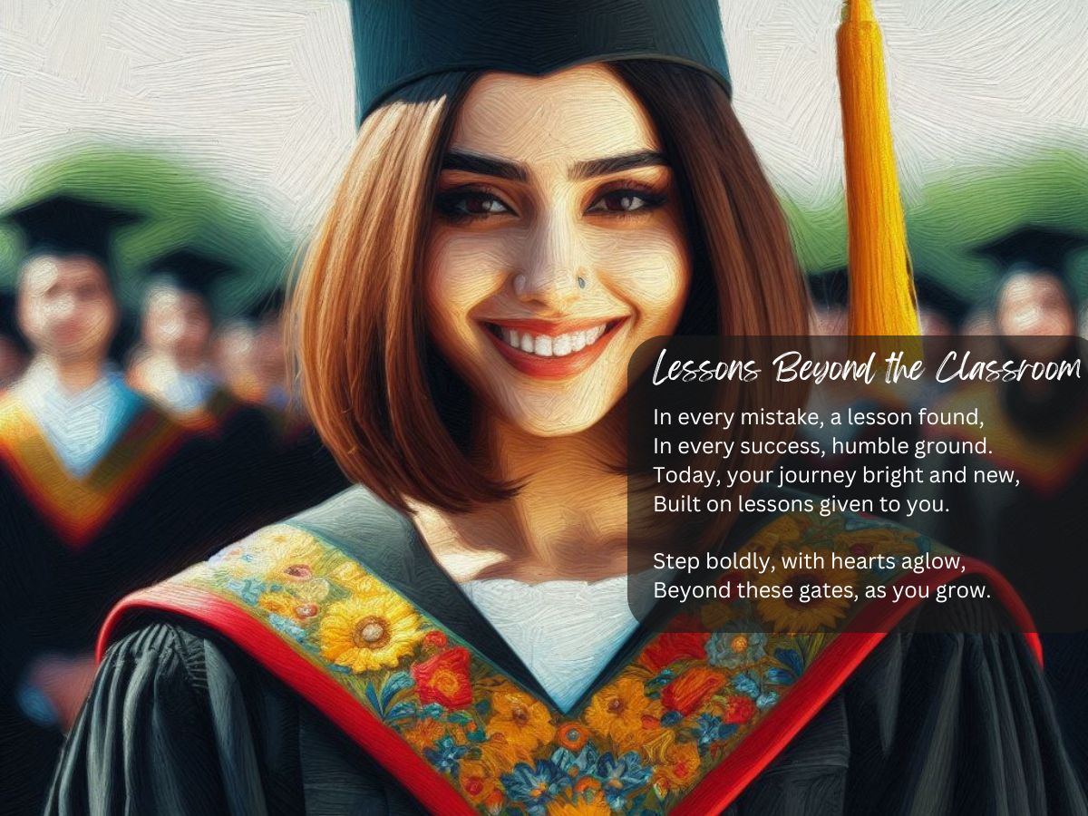 College graduation poems from teacher
