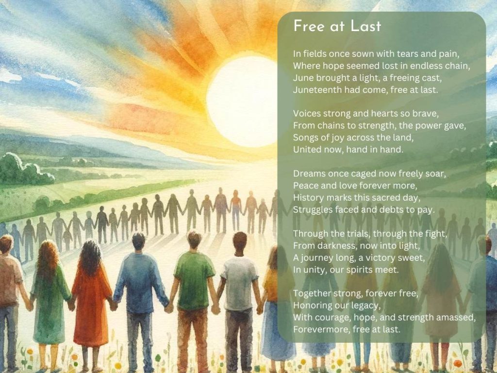 'Free at Last' - A Juneteenth Poem