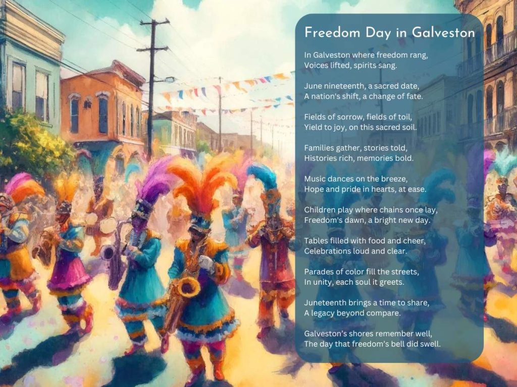 'Freedom Day in Galveston' - a poem for Juneteenth