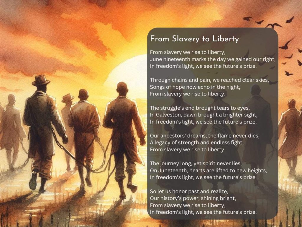 'From Slavery to Liberty' - A poem for Juneteenth