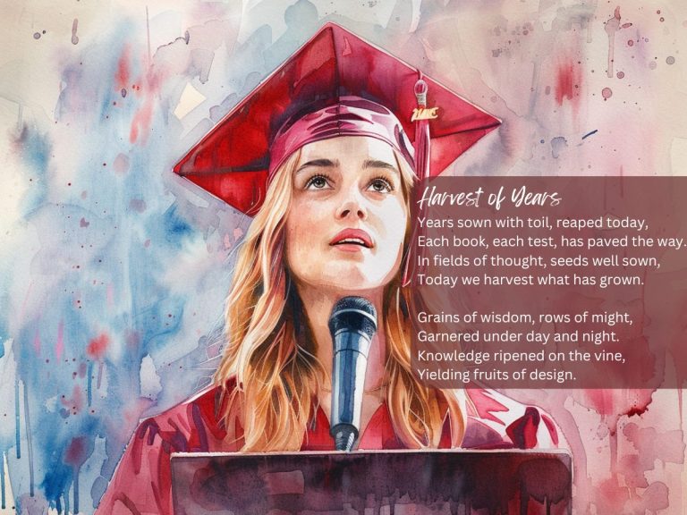 Graduation Speech Poems