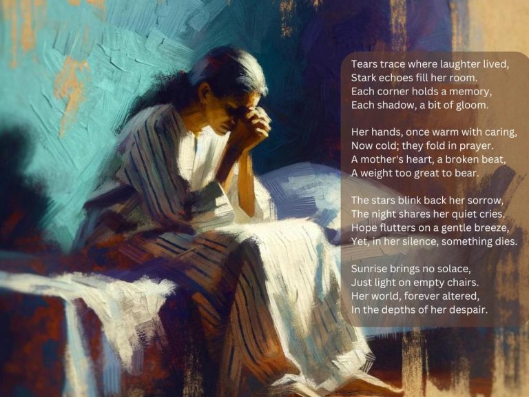 Grieving Mother Poems