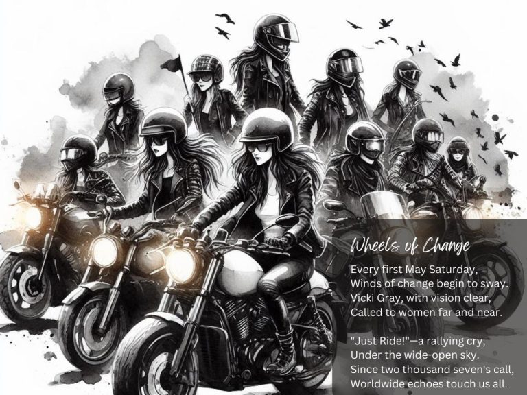 International Female Ride Day Poems