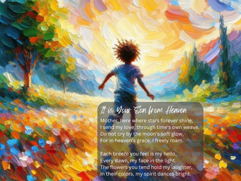 It is Your Son from Heaven poem