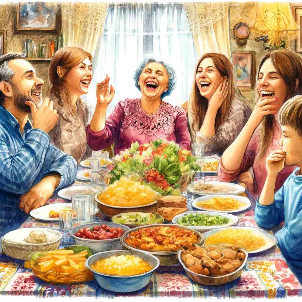 Joyful Echoes at Dinner