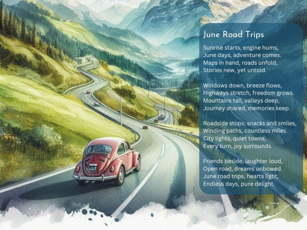 June Road Trips - A June Poem