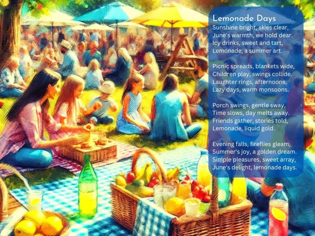 'Lemonade Days' - A poem for June