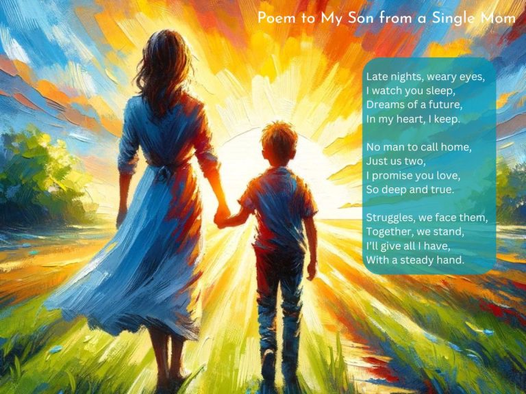 Poem to My Son from a Single Mom