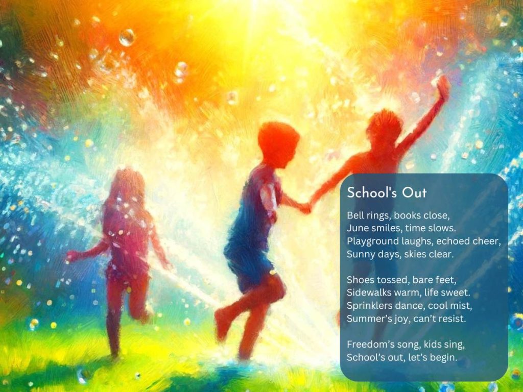 School's Out poem on June