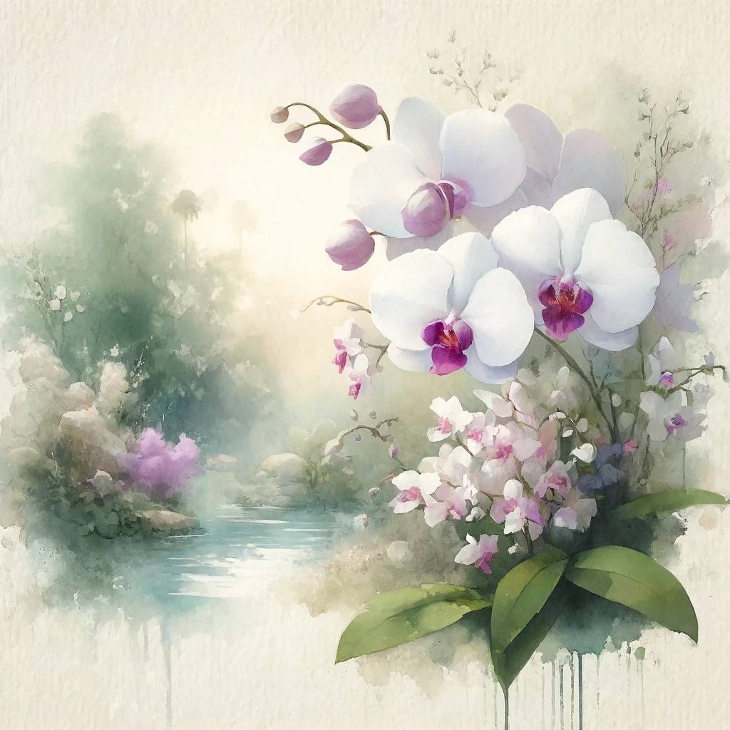 Serenity in Orchids
