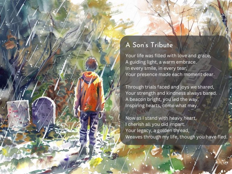 Son to Mother Poems for Funerals