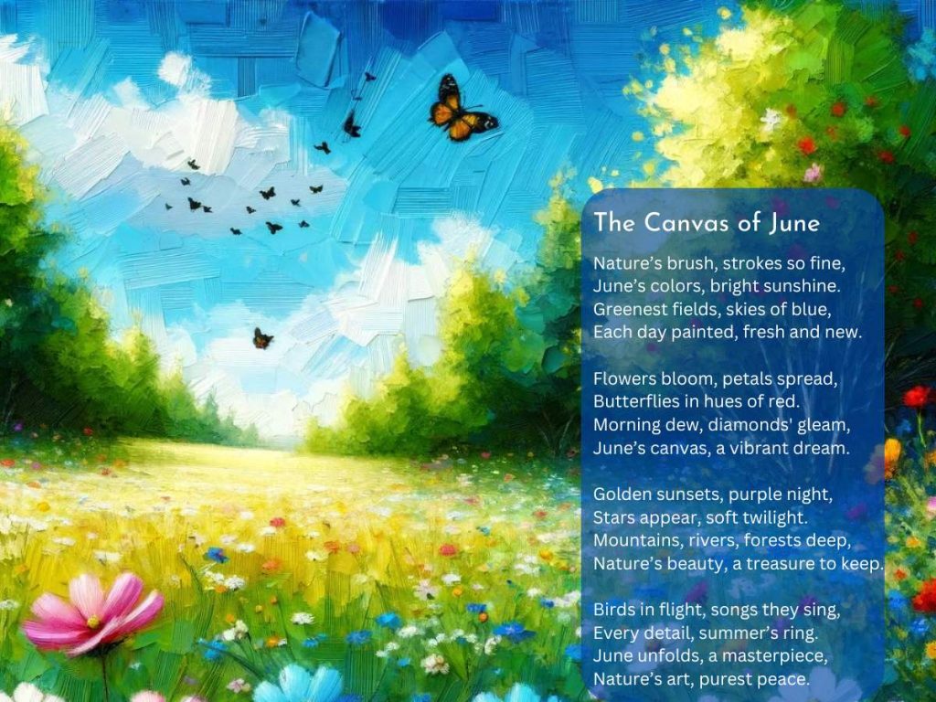 The Canvas of June - Another June Poem