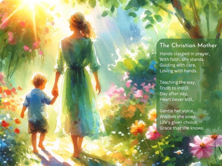 The Christian Mother Poem