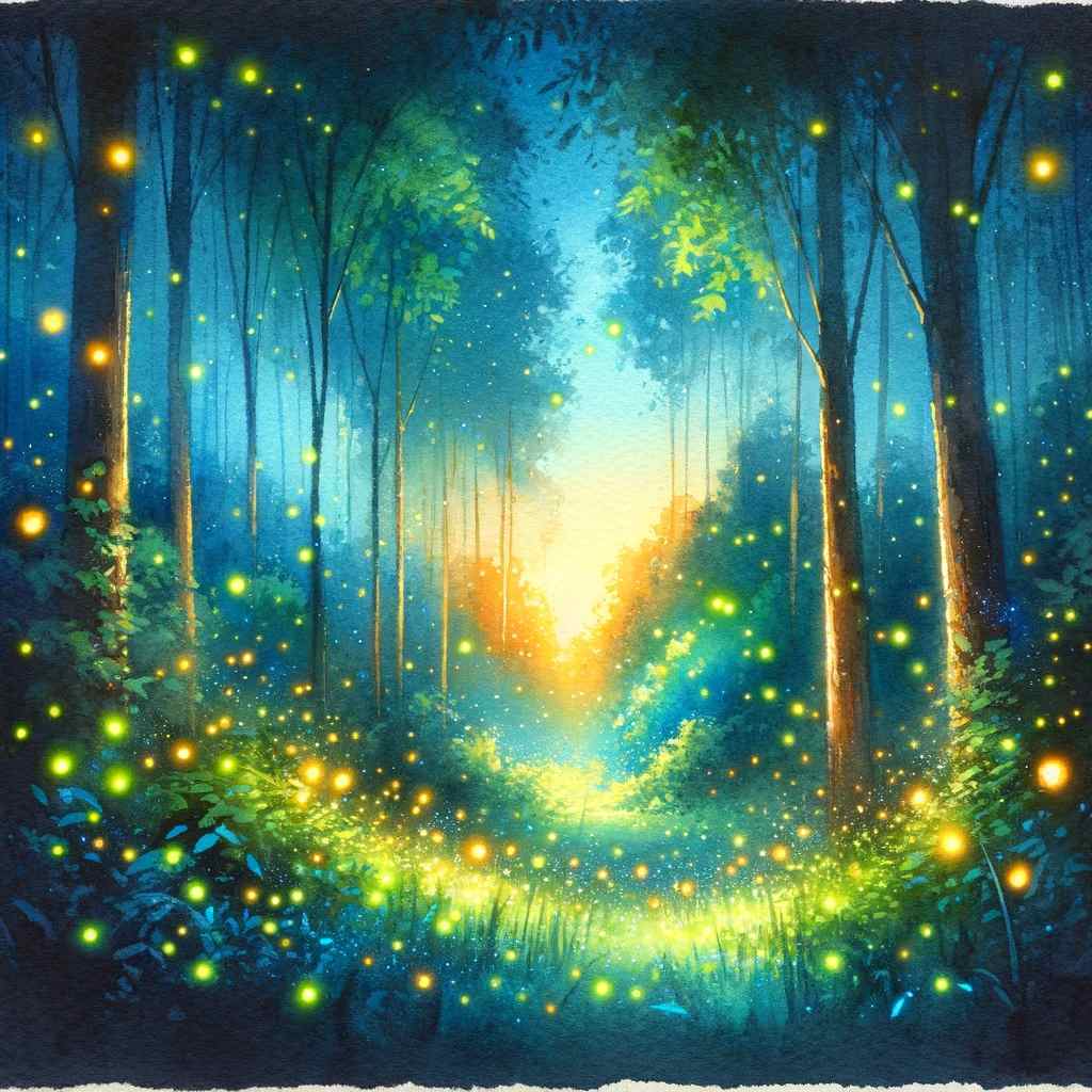 Twilight Dance of the Fireflies