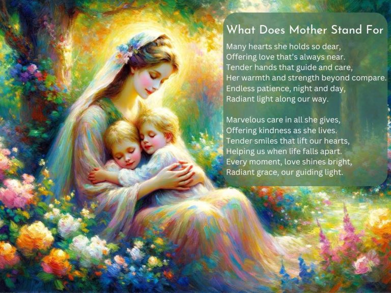 What Does Mother Stand For Poem