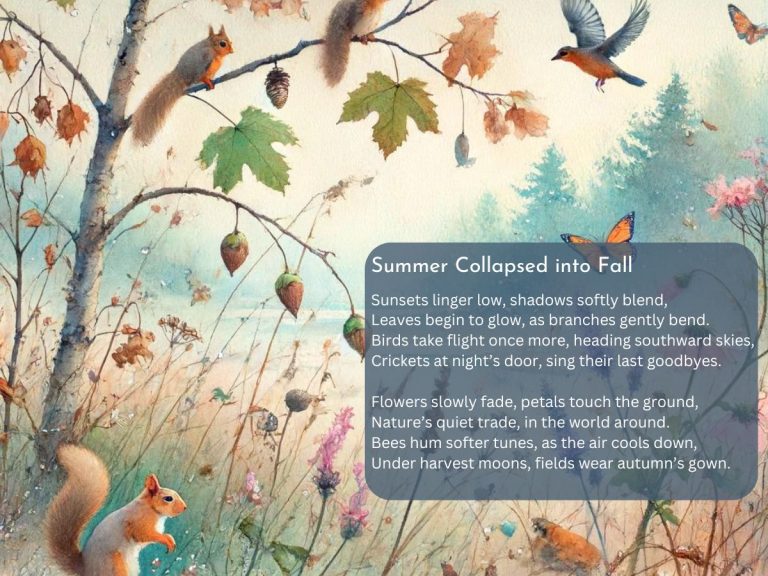 Summer Collapsed into Fall poem