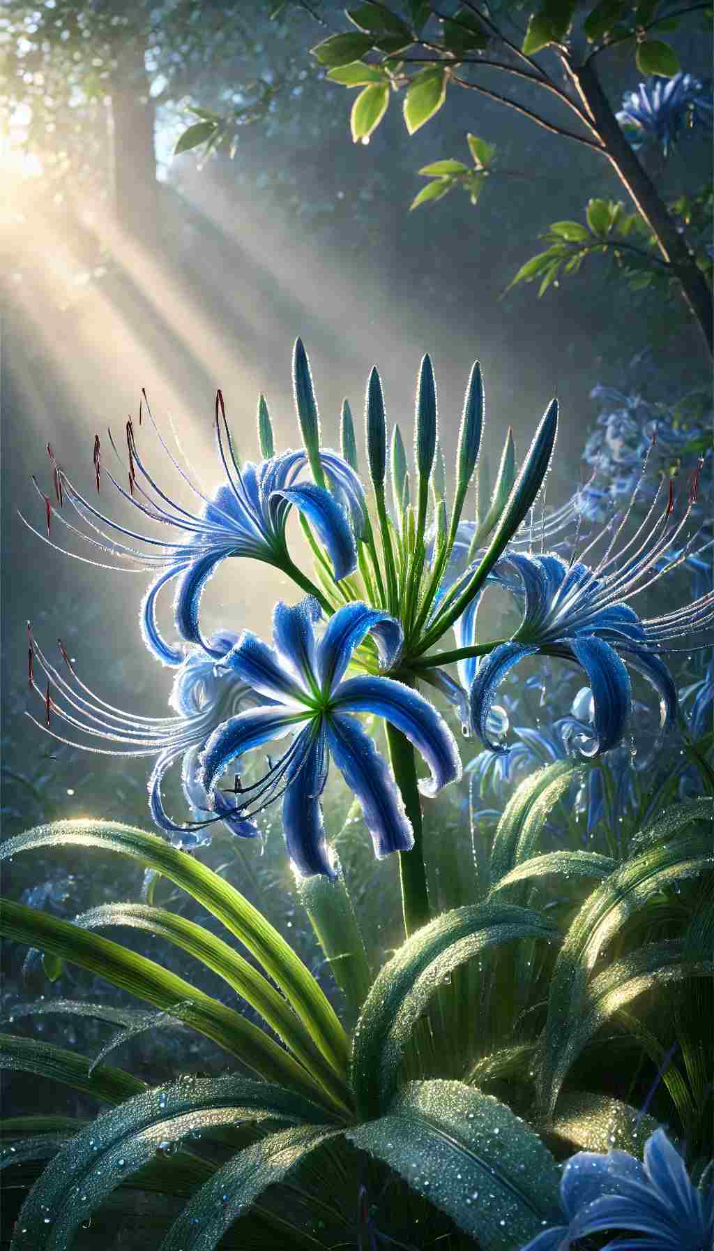 Blue Spider Lily Poems