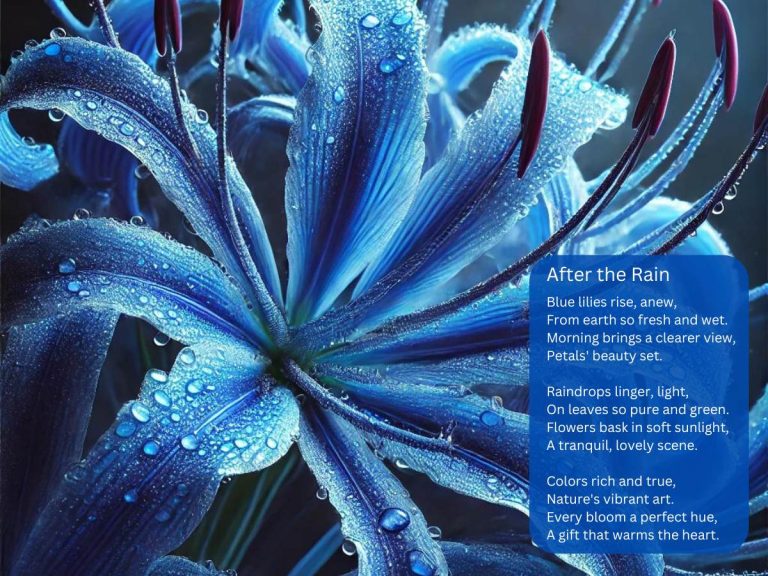 Blue Spider Lily Poems