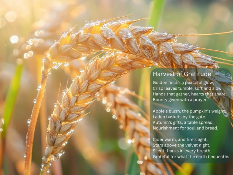Autumn Prayer Poems