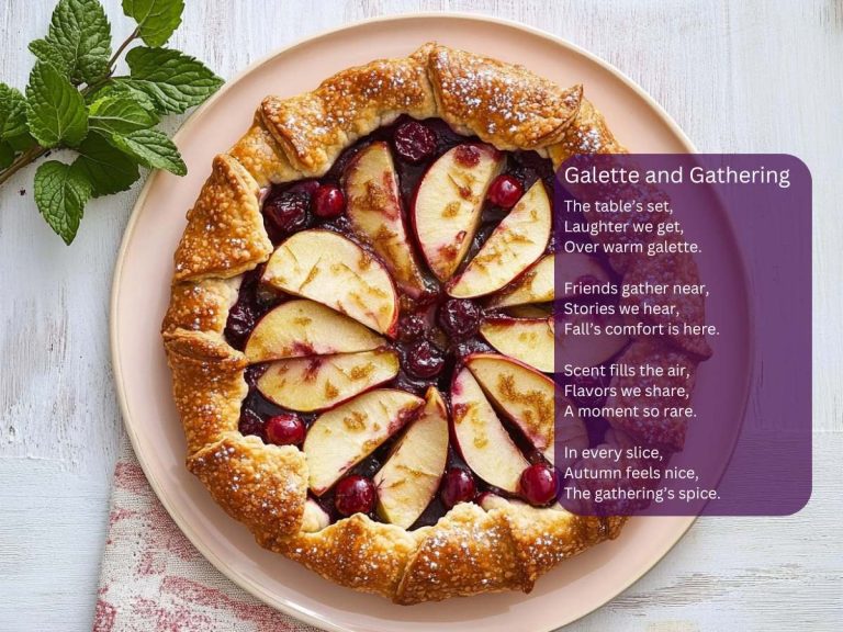 Poems on Apple Galettes as Fall Desserts