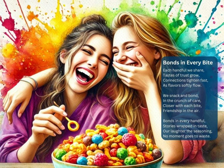 Friendship Snack Mix Poems