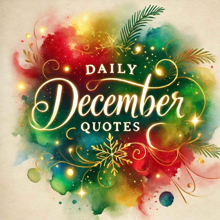 Inspiring Daily December Quotes to Keep the Holiday Spirit Alive