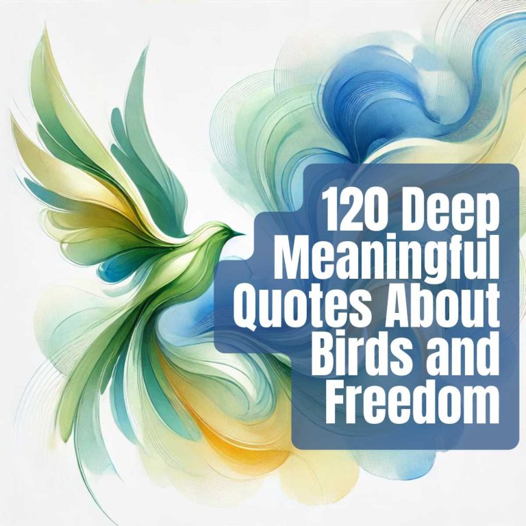 120 Deep Meaningful Quotes About Birds and Freedom