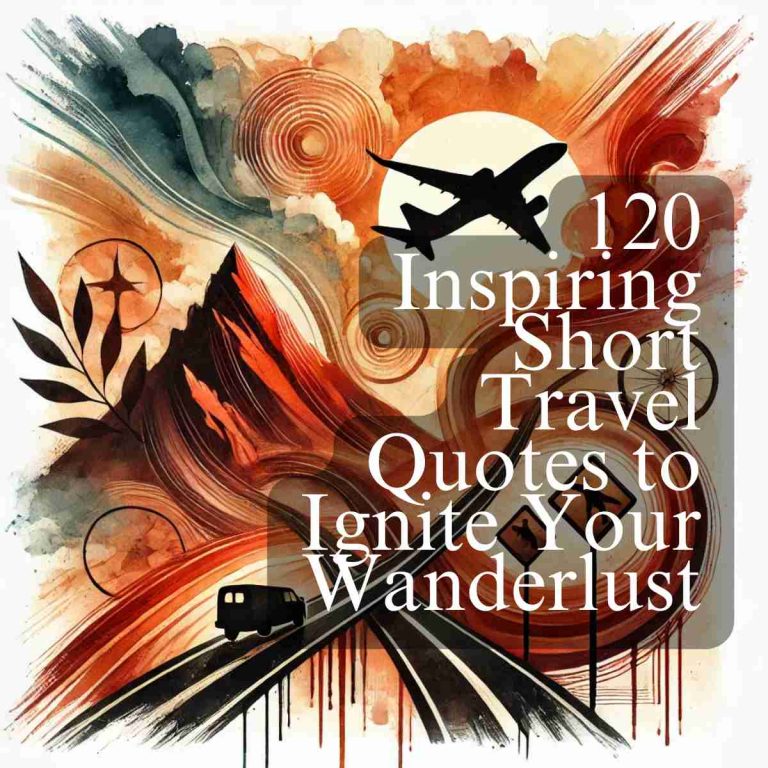 120 Inspiring Short Travel Quotes to Ignite Your Wanderlust