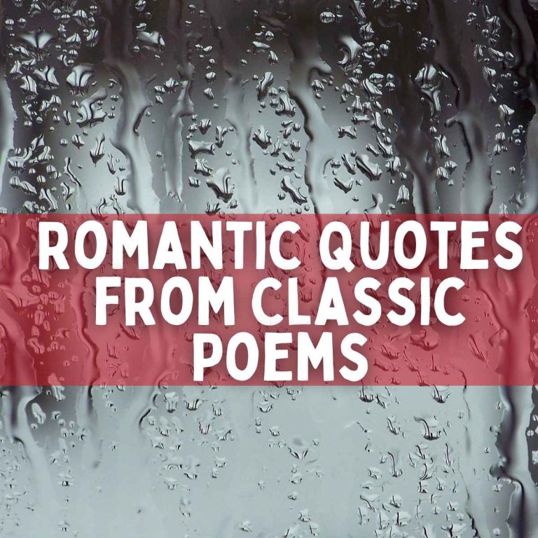 150 Timeless Romantic Quotes from Classic Poems
