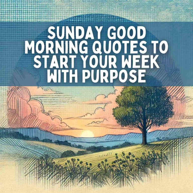 130 Sunday Good Morning Quotes to Start Your Week with Purpose