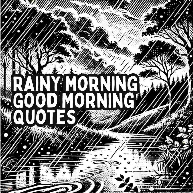 150 Rainy Morning Good Morning Quotes